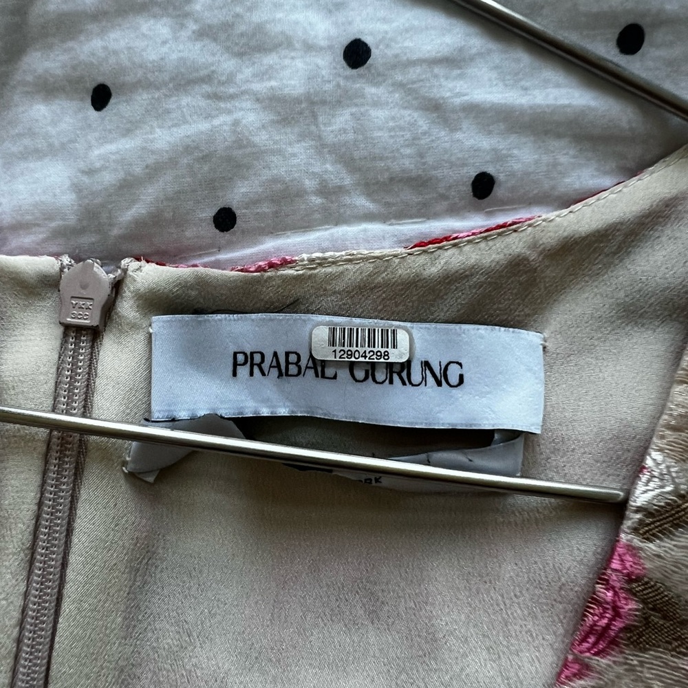 Prabal Gurung Embroidered Floral Dress - Size 10 - Picture 12 of 12